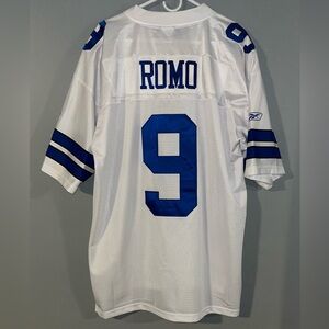 Tony Romo No. 9 Dallas Cowboys Authentic White Throwback NFL Football Jersey XL